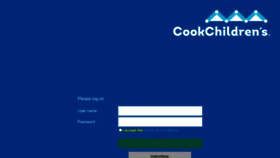 What Myaccess.cookchildrens.org website looked like in 2023 (1 year ago)