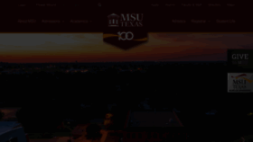 What Msutexas.edu website looked like in 2023 (2 years ago)