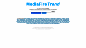 What Mediafiretrend.com website looked like in 2023 (1 year ago)