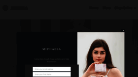 What Michaela.com.ph website looked like in 2023 (1 year ago)
