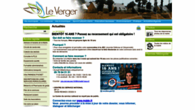 What Mairie-le-verger.fr website looked like in 2023 (1 year ago)