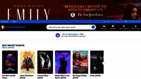 What Movies.com website looked like in 2023 (1 year ago)