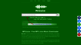 What Mp3juices.la website looked like in 2023 (1 year ago)