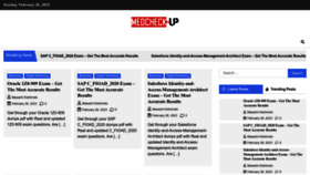 What Medcheck-up.com website looked like in 2023 (1 year ago)