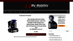 What Mymobilityscooters.co.uk website looked like in 2023 (1 year ago)