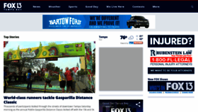 What Myfoxtampabay.com website looked like in 2023 (1 year ago)