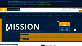 What Midlandhealth.org website looked like in 2023 (1 year ago)