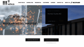 What M3-metals.com website looked like in 2023 (1 year ago)