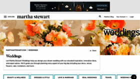 What Marthastewartweddings.com website looked like in 2023 (1 year ago)