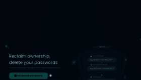 What Masterpassword.app website looked like in 2023 (1 year ago)