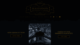What Mastodonrocks.com website looked like in 2023 (1 year ago)
