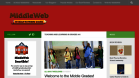 What Middleweb.com website looked like in 2023 (1 year ago)