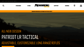 What Mossberg.com website looked like in 2023 (1 year ago)