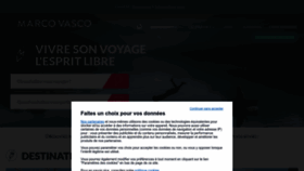 What Marcovasco.fr website looked like in 2023 (1 year ago)