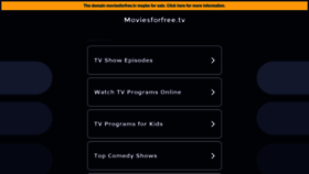 What Moviesforfree.tv website looked like in 2023 (1 year ago)