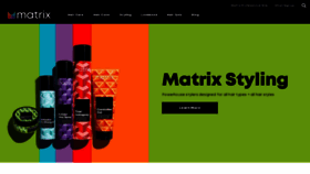 What Matrix.com website looked like in 2023 (1 year ago)