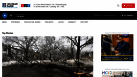 What Michiganradio.org website looked like in 2023 (1 year ago)