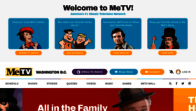 What Metv.com website looked like in 2023 (1 year ago)