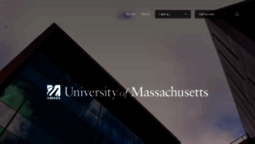 What Massachusetts.edu website looked like in 2023 (1 year ago)