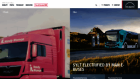 What Mantruckandbus.com website looked like in 2023 (1 year ago)