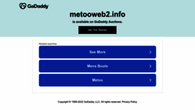 What Metooweb2.info website looked like in 2023 (1 year ago)