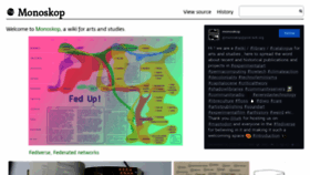 What Monoskop.org website looked like in 2023 (1 year ago)