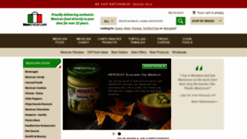 What Mexgrocer.com website looked like in 2023 (1 year ago)