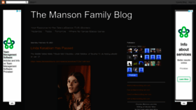 What Mansonblog.com website looked like in 2023 (1 year ago)