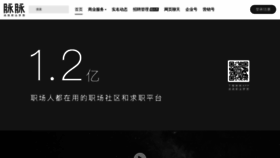 What Maimai.cn website looked like in 2023 (1 year ago)