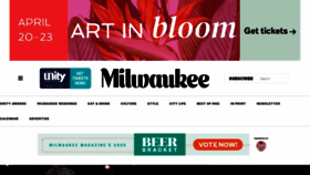 What Milwaukeemagazine.com website looked like in 2023 (1 year ago)