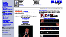 What Mnblues.com website looked like in 2023 (1 year ago)