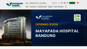 What Mayapadahospital.com website looked like in 2023 (1 year ago)