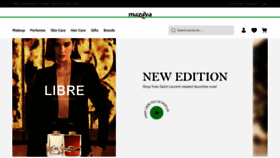 What Mazaya.eg website looked like in 2023 (3 years ago)