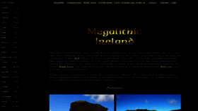 What Megalithicireland.com website looked like in 2023 (1 year ago)