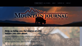 What Mountainjournal.org website looked like in 2023 (1 year ago)
