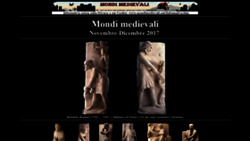 What Mondimedievali.net website looked like in 2023 (2 years ago)