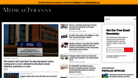 What Medicaltyranny.com website looked like in 2023 (1 year ago)