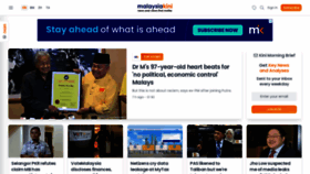 What Malaysiakini.com website looked like in 2023 (1 year ago)