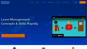 What Managementstudyguide.com website looked like in 2023 (1 year ago)