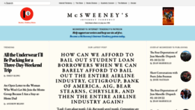 What Mcsweeneys.net website looked like in 2023 (1 year ago)
