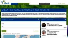 What Mifaz.de website looked like in 2023 (3 years ago)