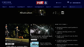 What Myfox8.com website looked like in 2023 (1 year ago)