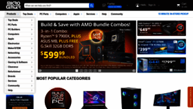 What Microcenter.com website looked like in 2023 (1 year ago)
