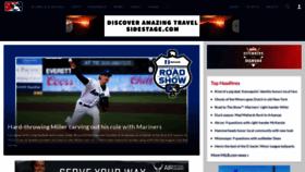 What Milb.com website looked like in 2023 (1 year ago)
