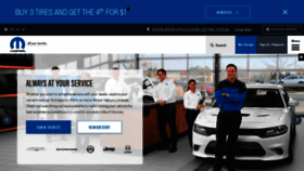 What Mopar.com website looked like in 2023 (1 year ago)