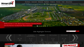 What Motorsportarena.com website looked like in 2023 (1 year ago)