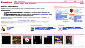 What Musicbrainz.org website looked like in 2023 (1 year ago)
