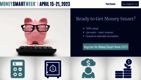 What Moneysmartweek.org website looked like in 2023 (1 year ago)