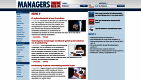What Managersonline.nl website looked like in 2023 (1 year ago)