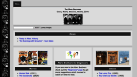 What Marx-brothers.org website looked like in 2023 (1 year ago)